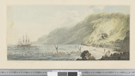 Vue de Karakakooa, à Owyhee, c.1783-84