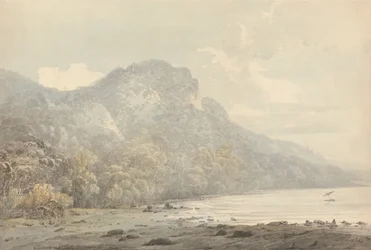 Vue de Cracatoa (sic), mers de Chine