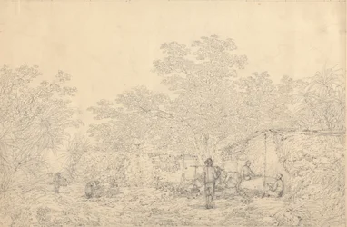 Scène de village