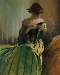 Étude en noir et vert, 1906.