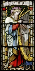Le Roi David Jouant de la Harpe, vers 1891