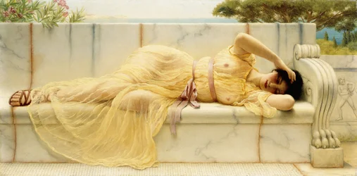 Fille en draperie jaune, 1901