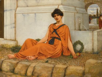 Repose, la jeune fille aux fleurs