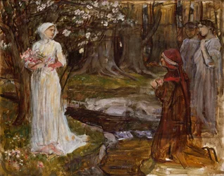 Dante et Béatrice, 1915