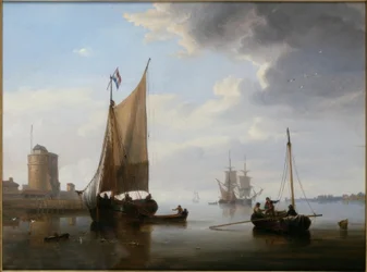 Pêcheurs en mer calme
