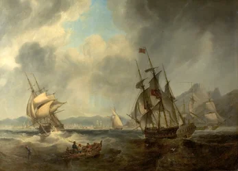 Scène en Méditerranée, 1842