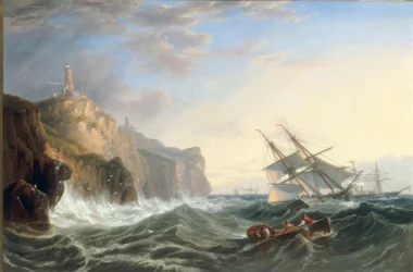 Navires au large du Lizard