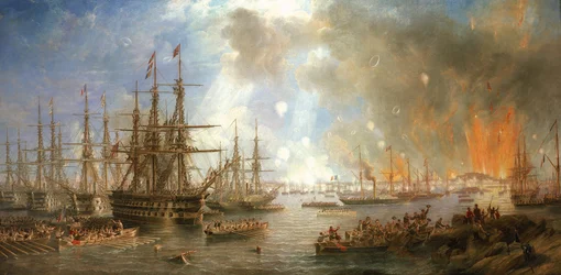 Le bombardement de Sveaborg, le 9 août