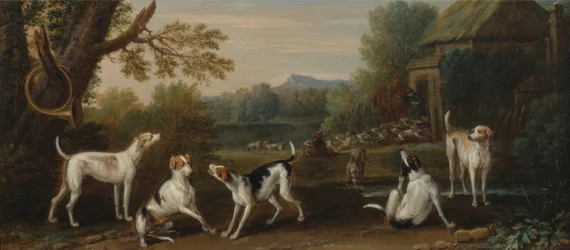 Lâcher les chiens, c.1765