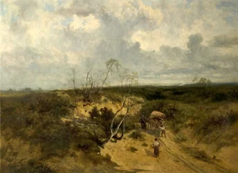 Un bout de route sablonneux, 1874