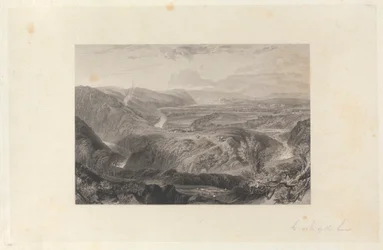Crook of the Lune, en direction du château de Hornby