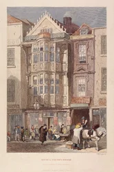 Taverne Paul Pindar, Bishopsgate, Londres, 1851