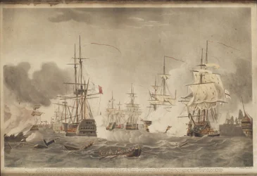 La bataille du Nil, vers 1800
