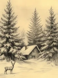 Cabane rustique d