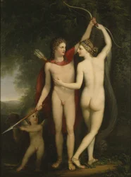 Vénus, Adonis et Cupidon