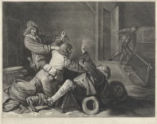 Combat dans un intérieur