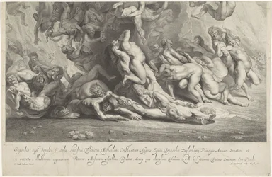Chute des damnés (plaque inférieure)