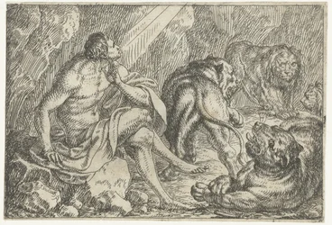 Daniel dans la fosse aux lions