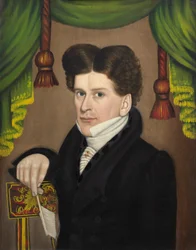 Homme avec un stylo, 1827-1830