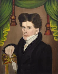 Homme avec un stylo, vers 1827-30