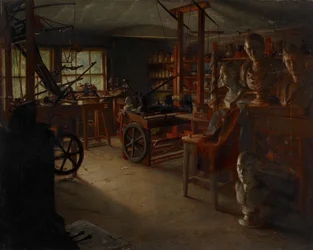 Salle de travail de James Watt, Heathfield Hall, 19ème siècle