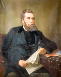 Portrait de John Skirrow Wright 1823-1880, 1880