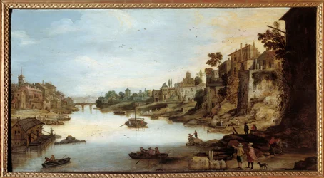 Vue du Tibre à Rome