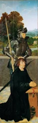Saint Georges et le donateur (Autel ailé, panneau gauche)