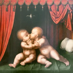 Les saints enfants Saint Jean-Baptiste et Christ s