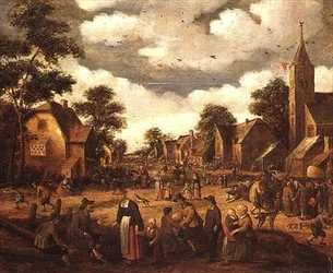 Scène de village