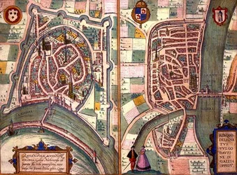 Cartes de Grenoble et Romans-sur-Isère, de 