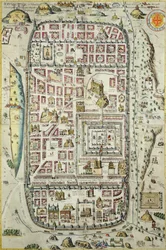 Carte de Jérusalem et des environs, de 