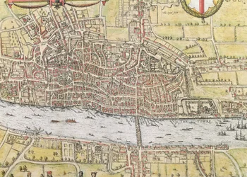 Carte de Londres, de 