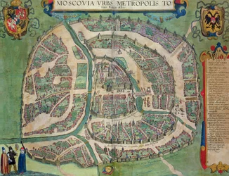 Carte de Moscou, de 