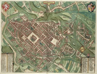 Carte de WRATISLAVA Bresslaw, de 