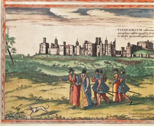 Vue du Château de Windsor, de 
