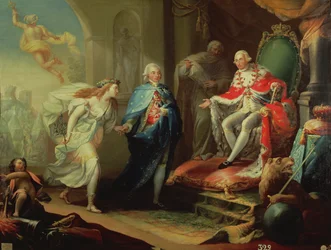 Godoy Présentant la Paix à Charles IV, 1796