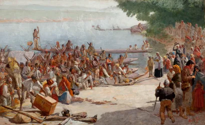 Étude pour le départ de la Monção