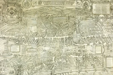 Vue-plan de Zurich, 1576