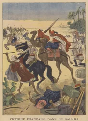 Une victoire française au Sahara