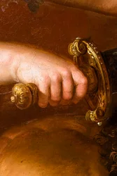Judith et Holopherne, détail, vers 1790-1800 (huile sur toile)
