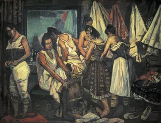 GUTIERREZ SOLANA, Jose (1886-1945). Les Filles de Chœur. 1925