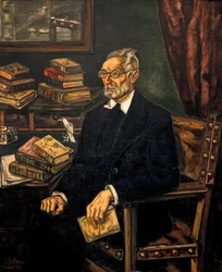 Miguel de Unamuno, peinture par José Gutiérrez Solana