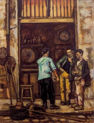 La taverne de Santander (Espagne) 1944-1945