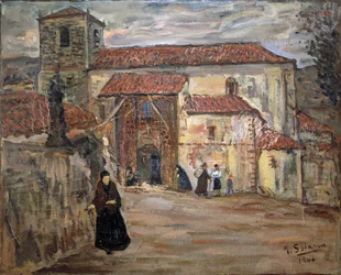 Église du village, 1906 (peinture à l