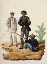 Manille et ses environs : Officiers de la garde civile