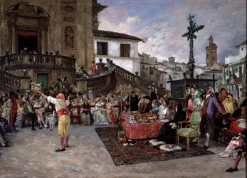 La tombola du Saint, Séville