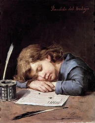 Vaincu par le travail, c. 1876-1900