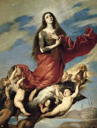 Marie Madeleine emportée au ciel