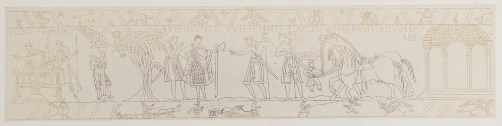 [Scène de la tapisserie de Bayeux]